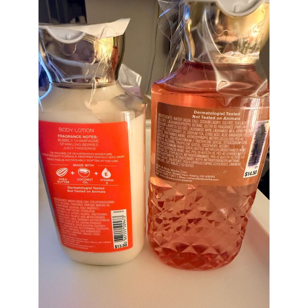 NEW Bath & Body Works Champagne Toast Body Lotion and Shower Gel - Picture 2 of 6